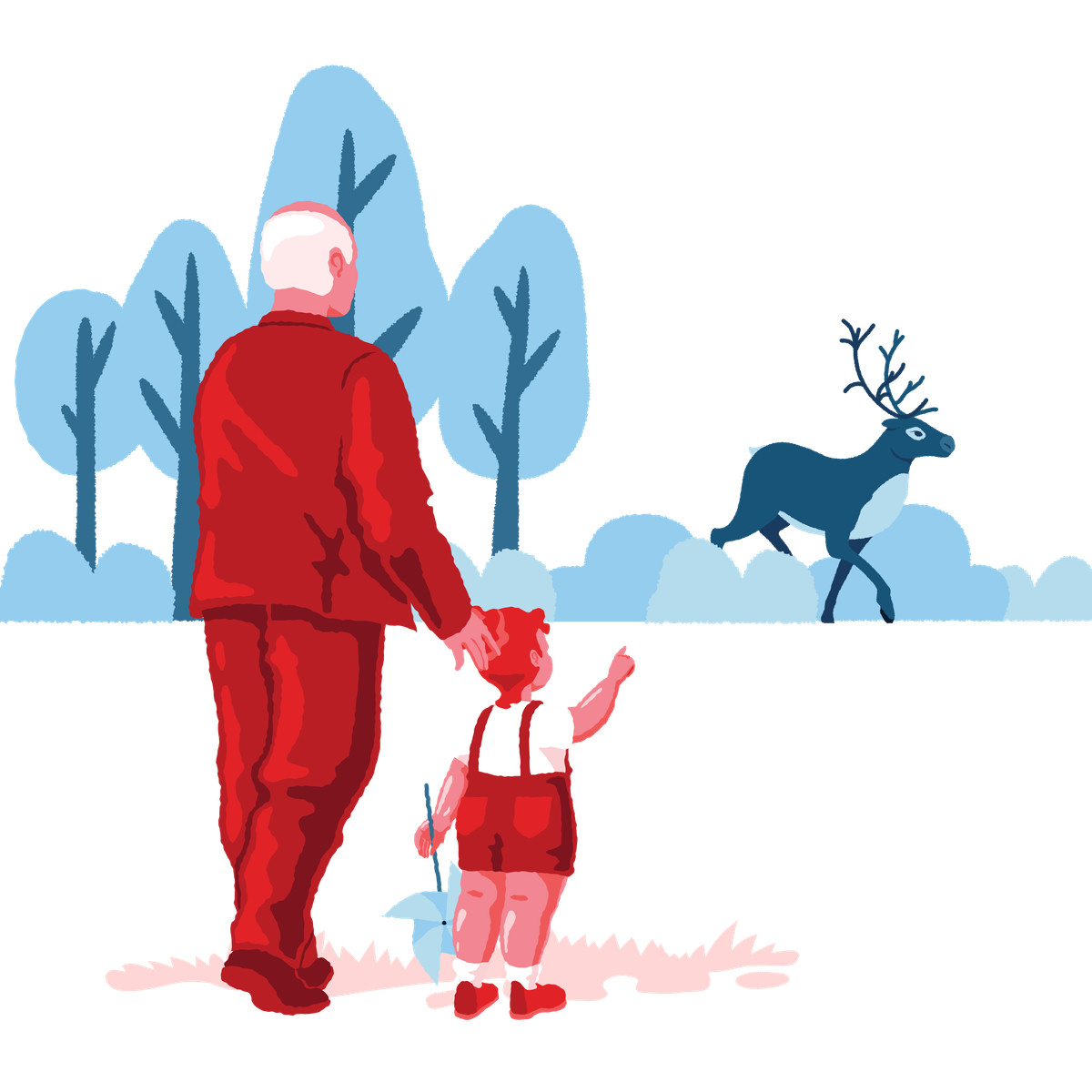 Similar things-Illustration im Cherry-Stil als Download in PNG, SVG