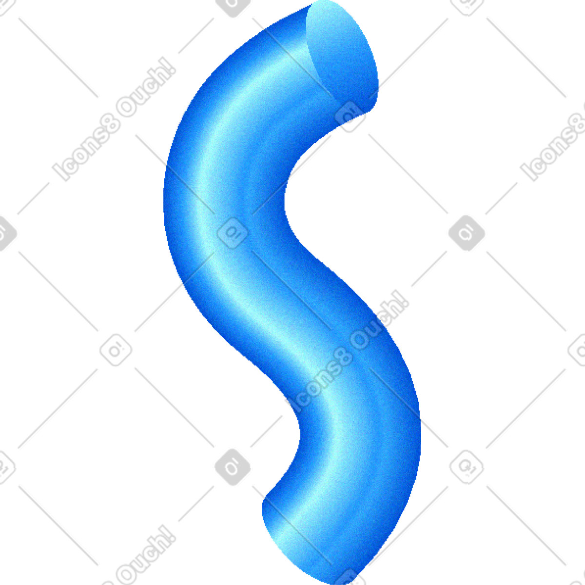 Ilustração de Floreio azul em no estilo Burst para baixar em PNG, SVG