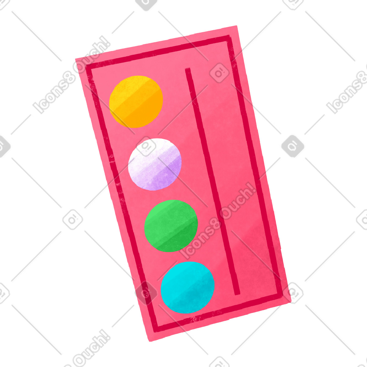 Ilustración Pinturas en estilo Bonbon a descargar en PNG y SVG