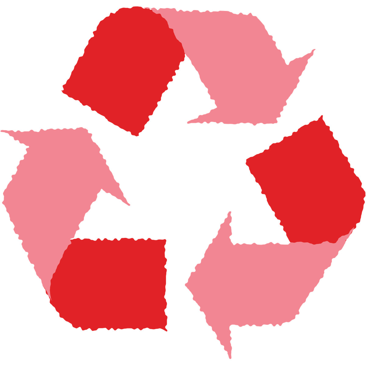Illustration Recycle dans le style Cherry à télécharger aux formats PNG, SVG