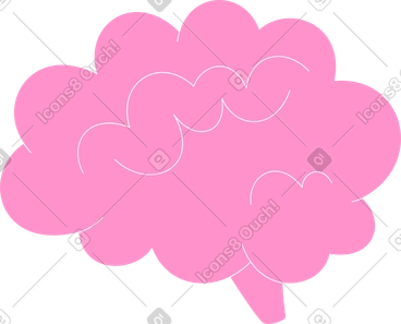 Brain clipart image in PNG, SVG, GIF formats