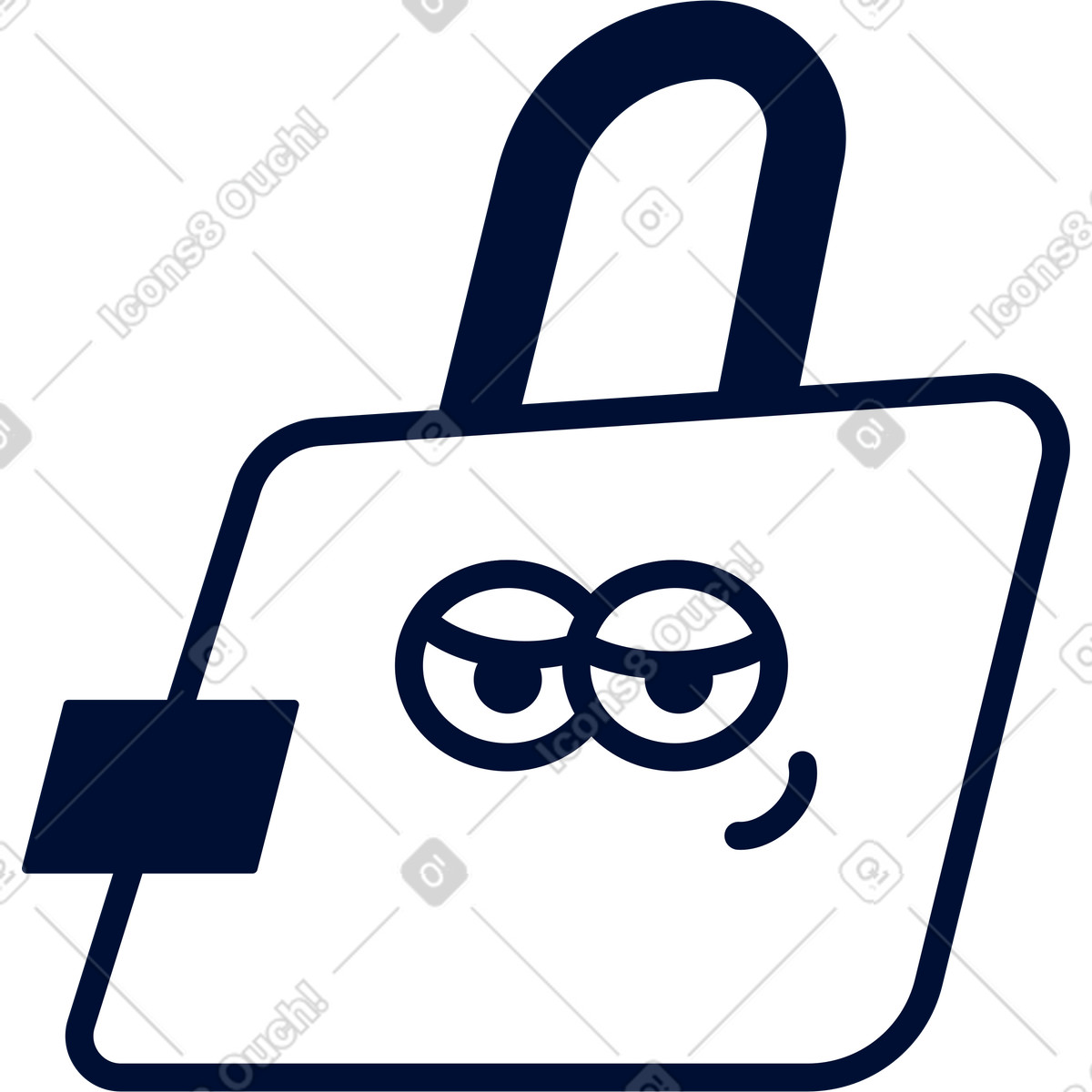 Lock illustration in Blink style download in PNG, SVG
