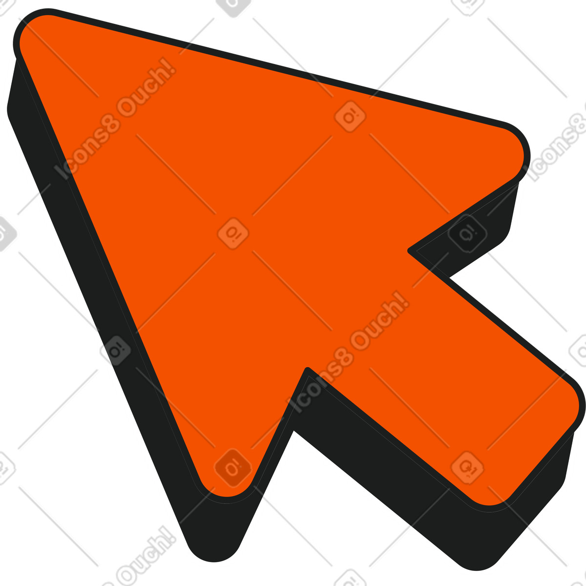 Illustration Le curseur dans style Strict à télécharger aux formats PNG, SVG