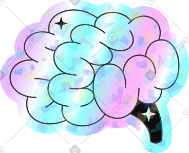 Brain clipart image in PNG, SVG, GIF formats