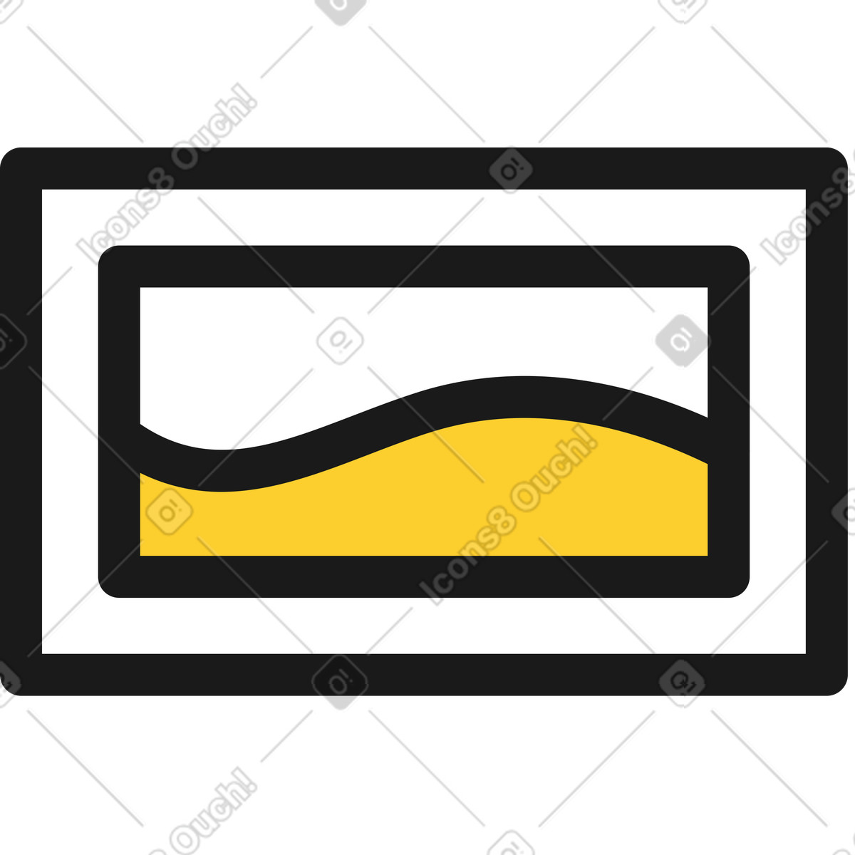 Иллюстрация Обрамленная картина в стиле Taxi — скачать в форматах PNG, SVG