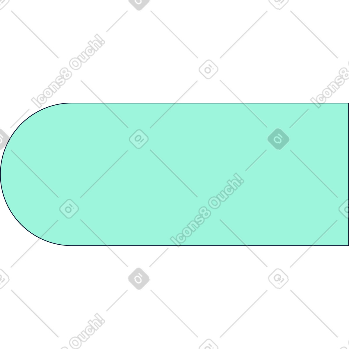 Mint background illustration in Teal style download in PNG, SVG