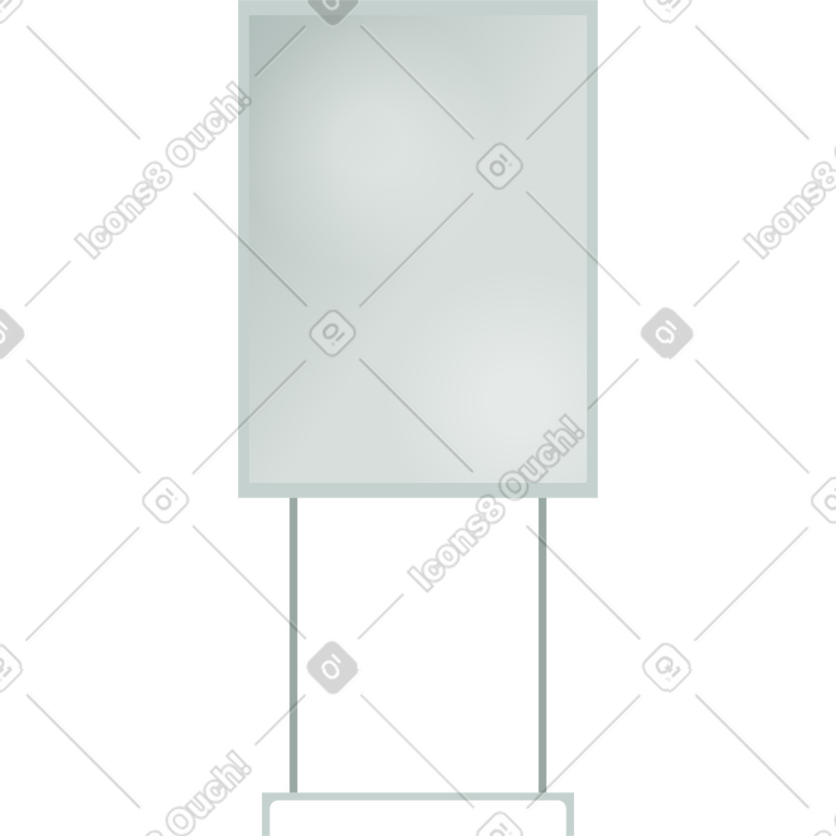 Presentation board illustration in Office style download in PNG, SVG
