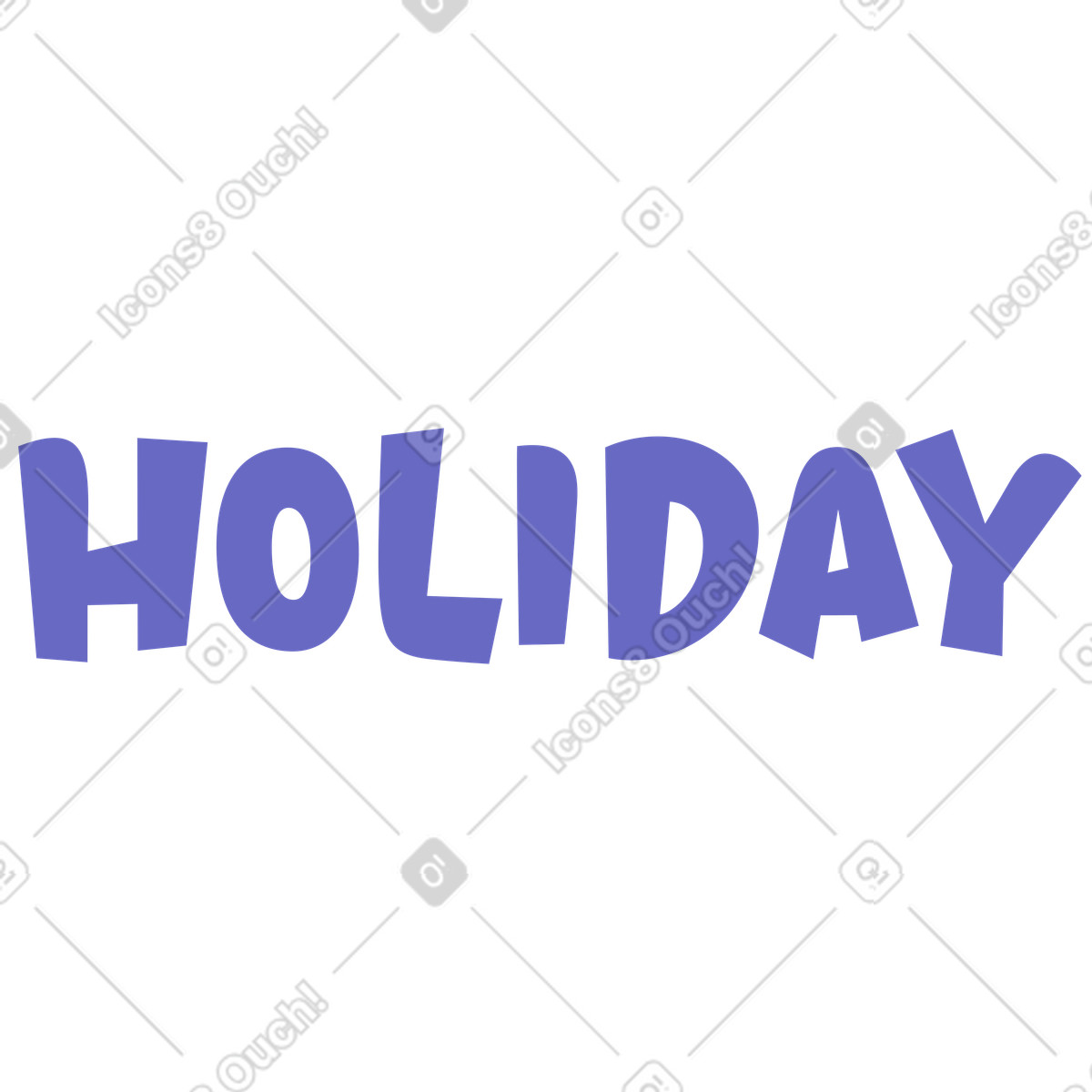Urlaub-Illustration im Woof-Stil als Download in PNG, SVG