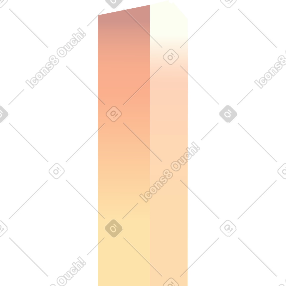 Ilustración Edificio rectangular de gran altura en la noche estilo Vivid a descargar PNG y SVG