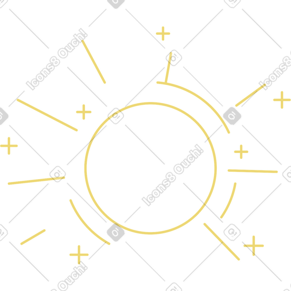 Ilustração de Halo luz em no estilo Delight para baixar em PNG, SVG