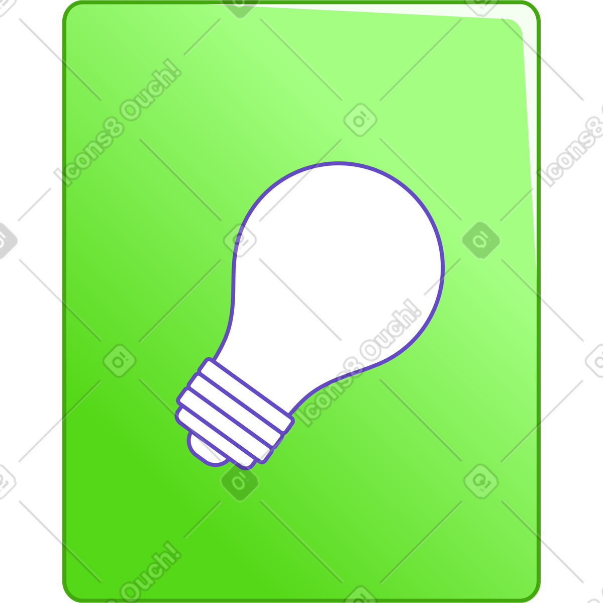 Illustration Lampe dans le style Rainbow à télécharger aux formats PNG, SVG
