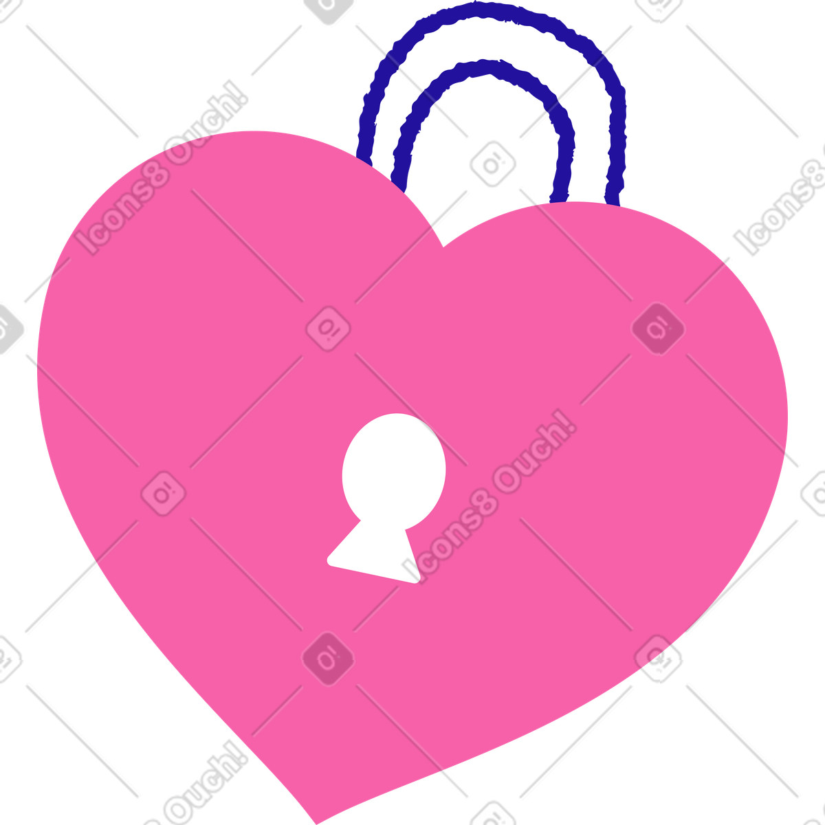 Ilustração de Bloqueio cardíaco em no estilo Whimsy para baixar em PNG, SVG