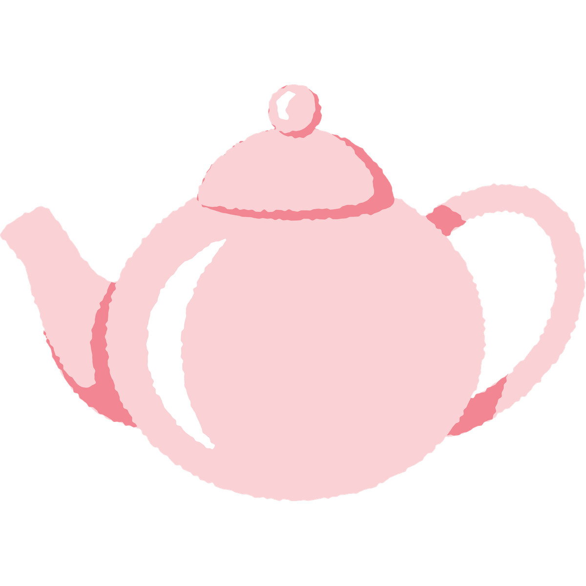 Teapot illustrazione in stile Cherry scarica in PNG, SVG