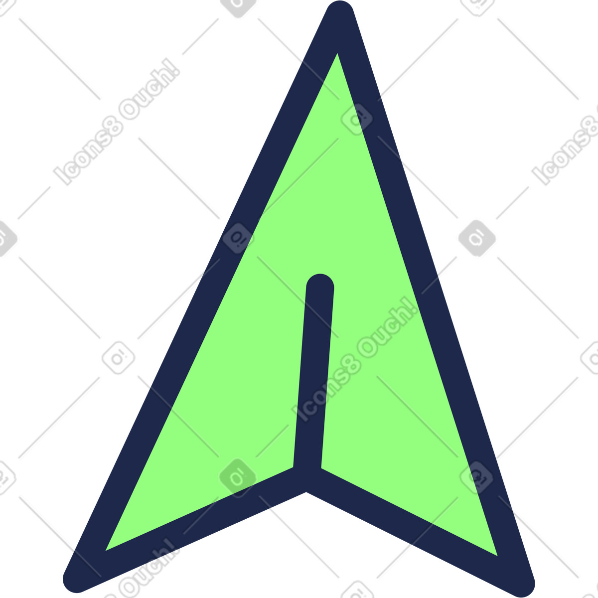 Aereo illustrazione in stile Outline scarica in PNG, SVG