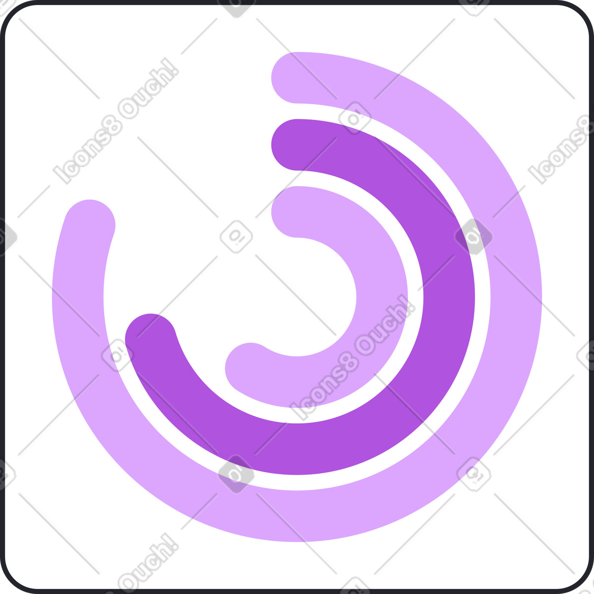 Smartwatch-schnittstelle-Illustration im Grapy-Stil als Download in PNG, SVG