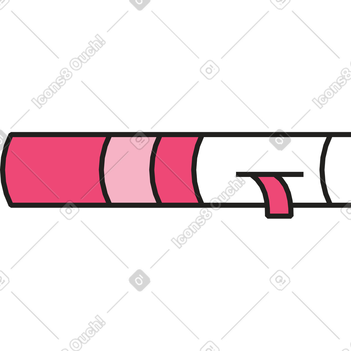 Book with a bookmark illustration in Dazzle style download in PNG, SVG