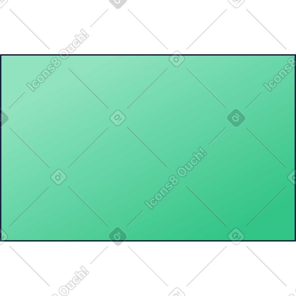 Gradient rectangle illustration in PNG, SVG