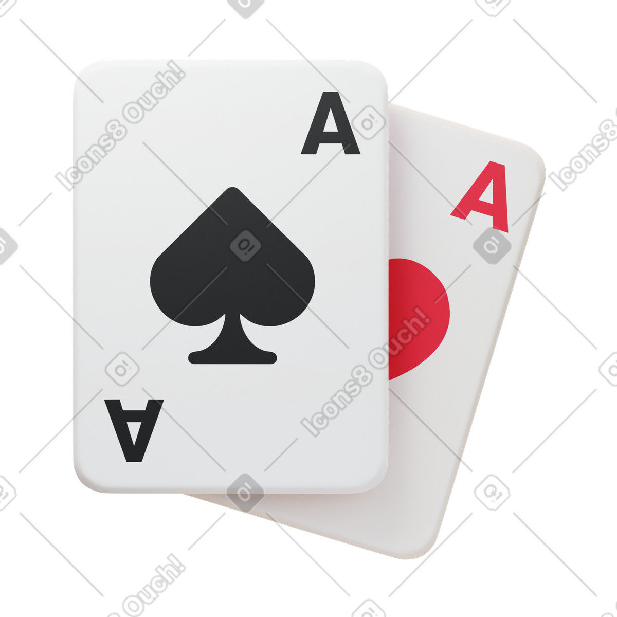 Illustration animée Cards dans le style 3D Fluency à télécharger aux formats GIF, Lottie (JSON), AE