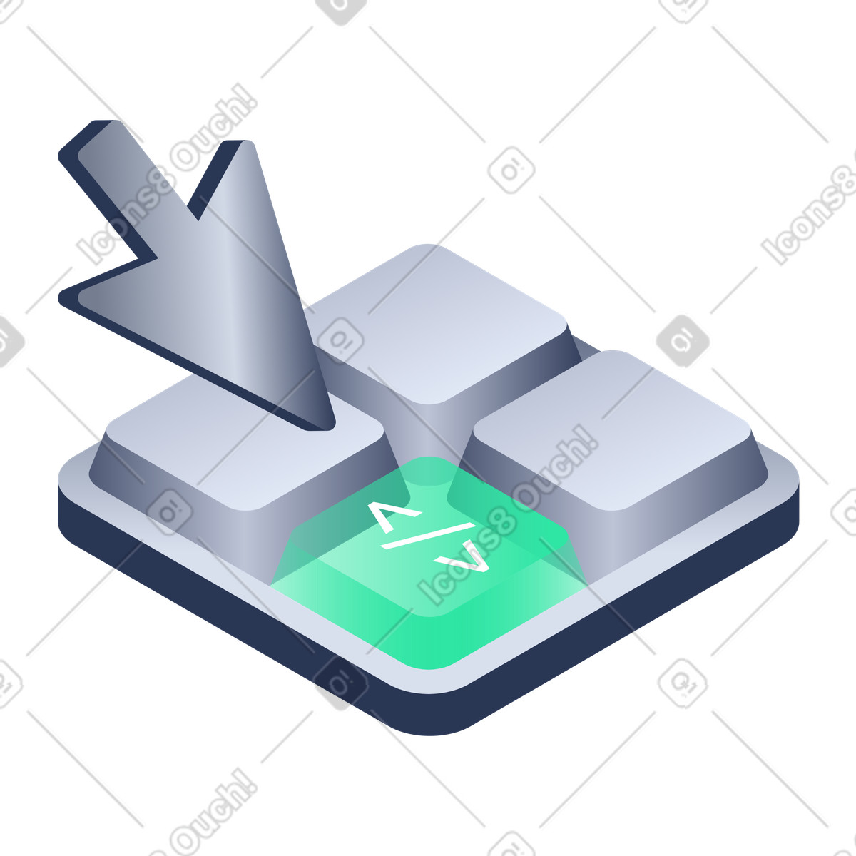 Code Execution and Deployment Trigger, Developer Action to Run Code, Software Build Activation illustration in PNG, SVG