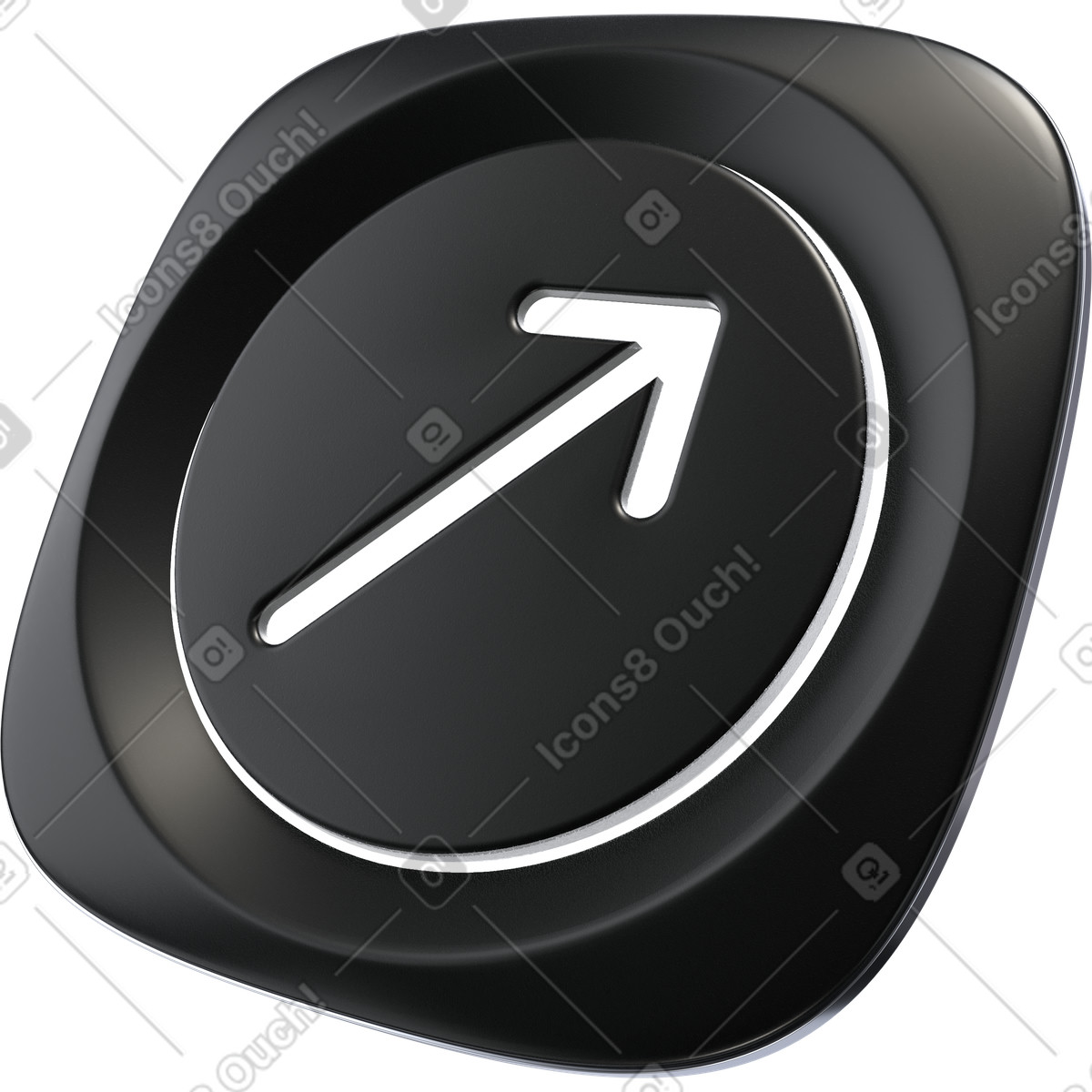 Growth indicator, performance increase, business metrics illustration in PNG, SVG