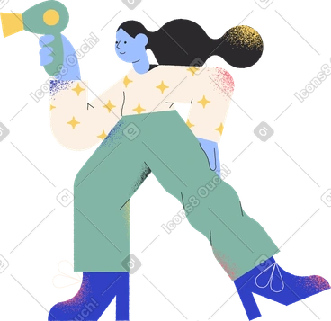 Girl groomer PNG, SVG