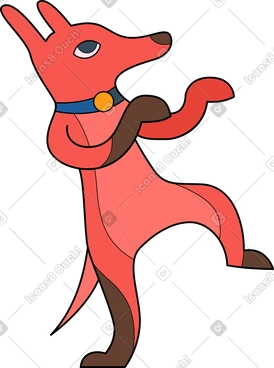 Dog dance PNG, SVG