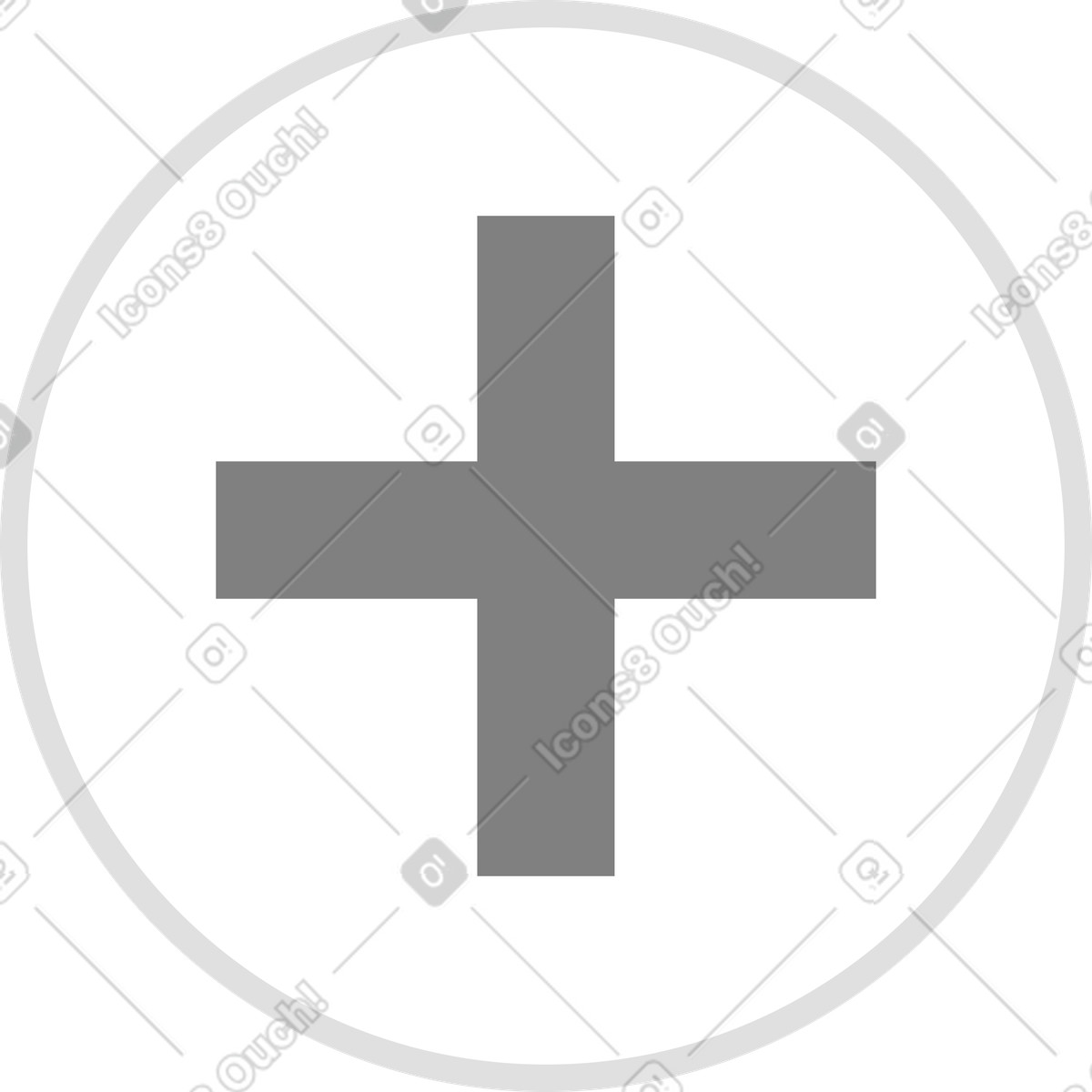 Plus illustration in Tiny style download in PNG, SVG