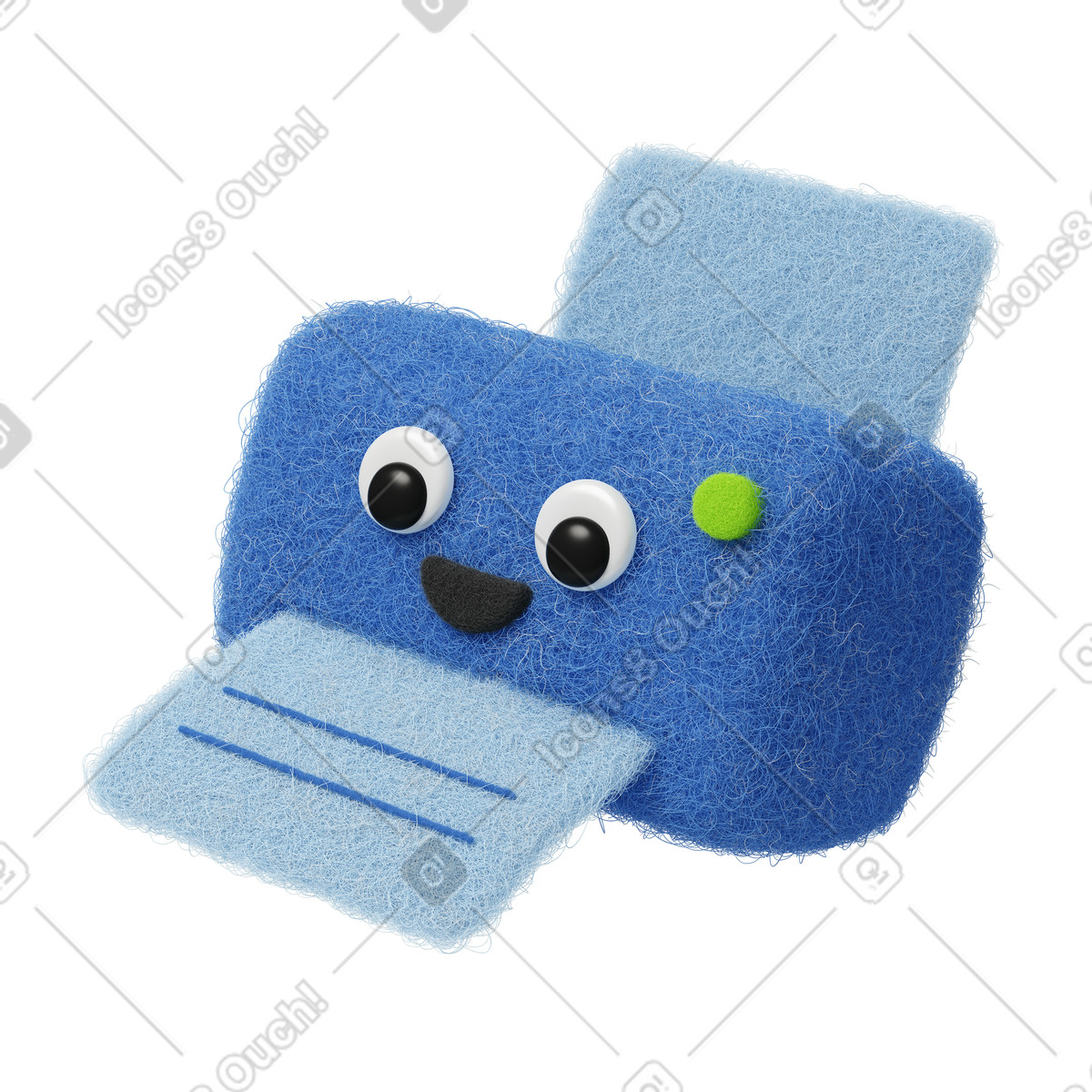 Ilustração de Print em no estilo Fuzzy para baixar em PNG, SVG