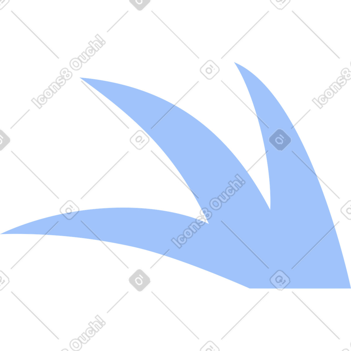下载 Clip 风格的 草 插画，支持 PNG、SVG 格式