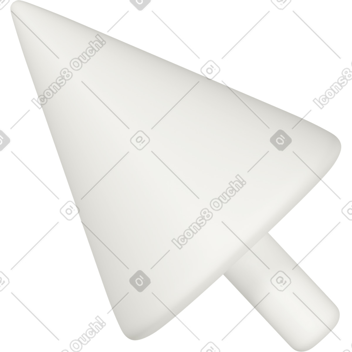 Ilustração de Cursor em no estilo 3D Casual life para baixar em PNG, SVG