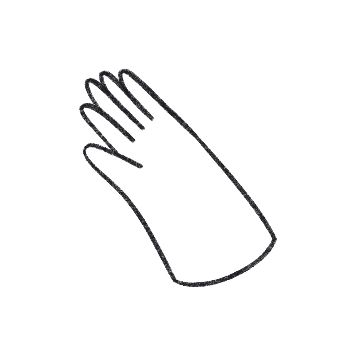 Illustration Rubber glove dans le style Bonbon Line à télécharger aux formats PNG, SVG