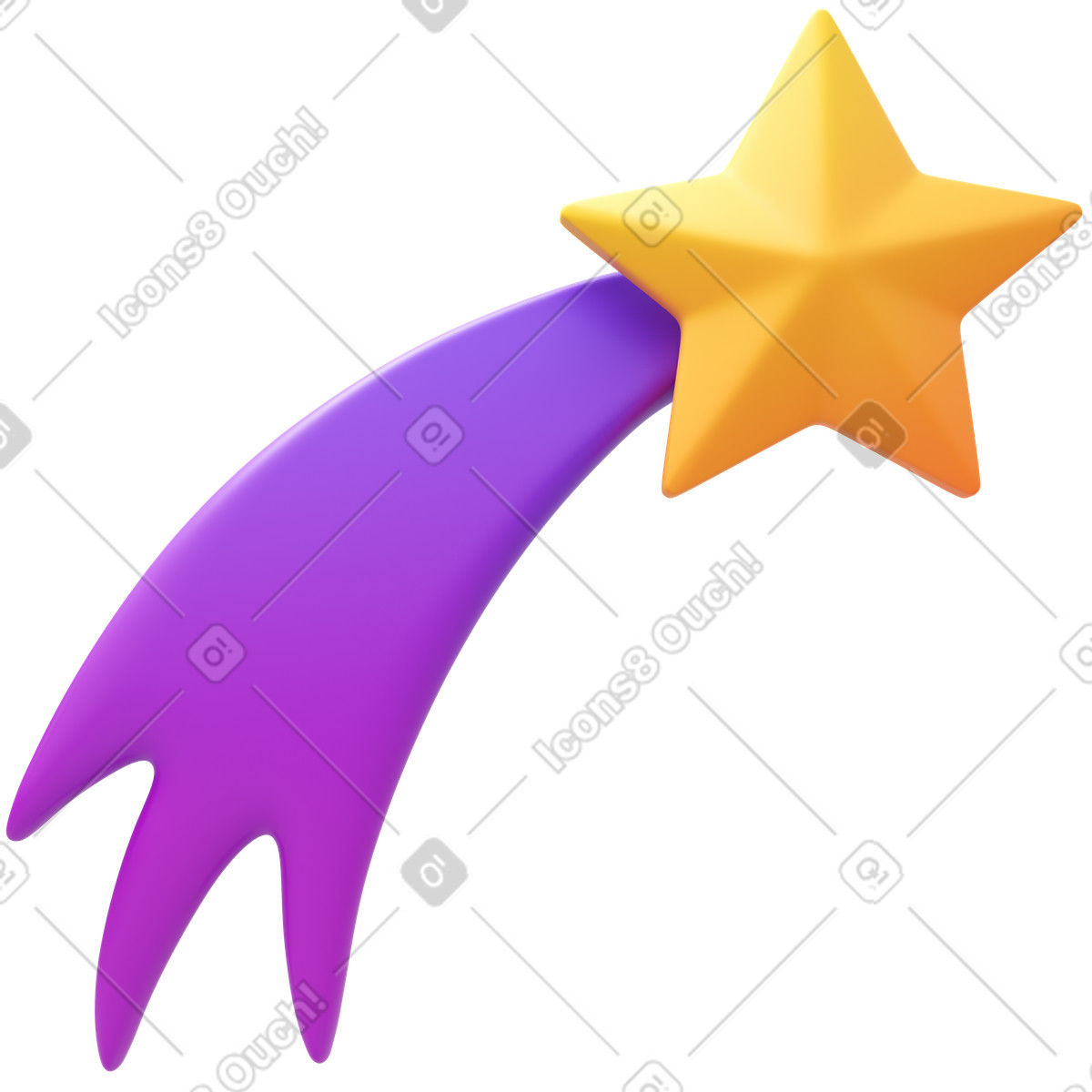 Star of bethlehem-Illustration im 3D Fluency-Stil als Download in PNG, SVG