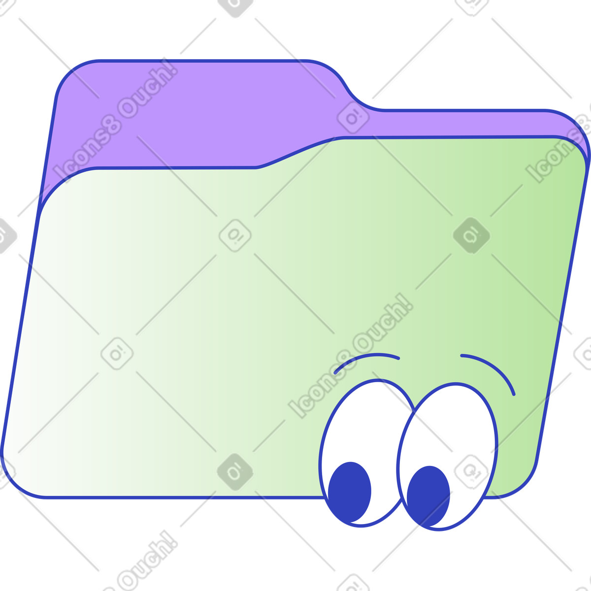 Monitored documents illustration in Eyeful style download in PNG, SVG