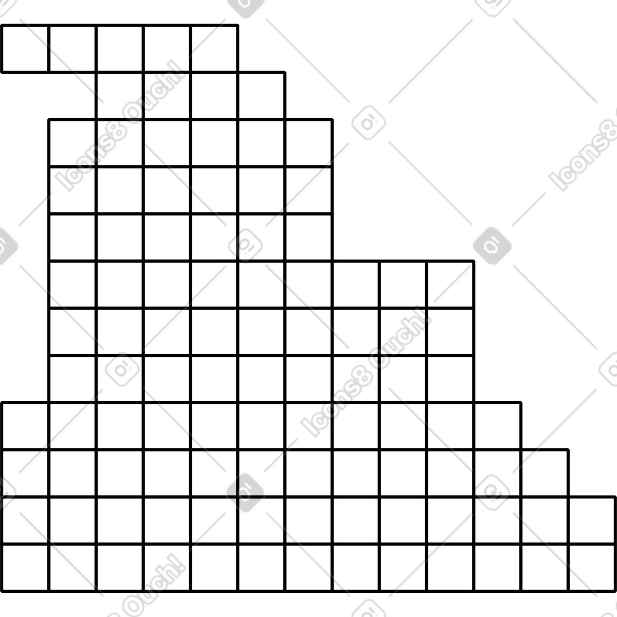 下载 Memphis 风格的 格线 插画，支持 PNG、SVG 格式