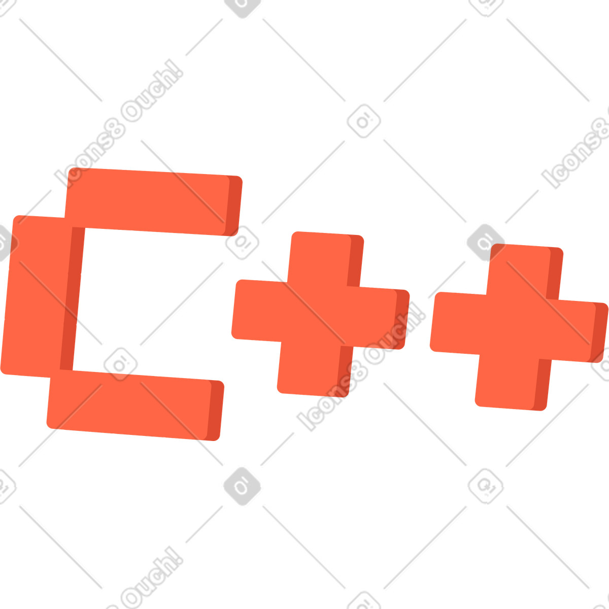 Testo in caratteri c++ illustrazione stile Social scarica PNG, SVG