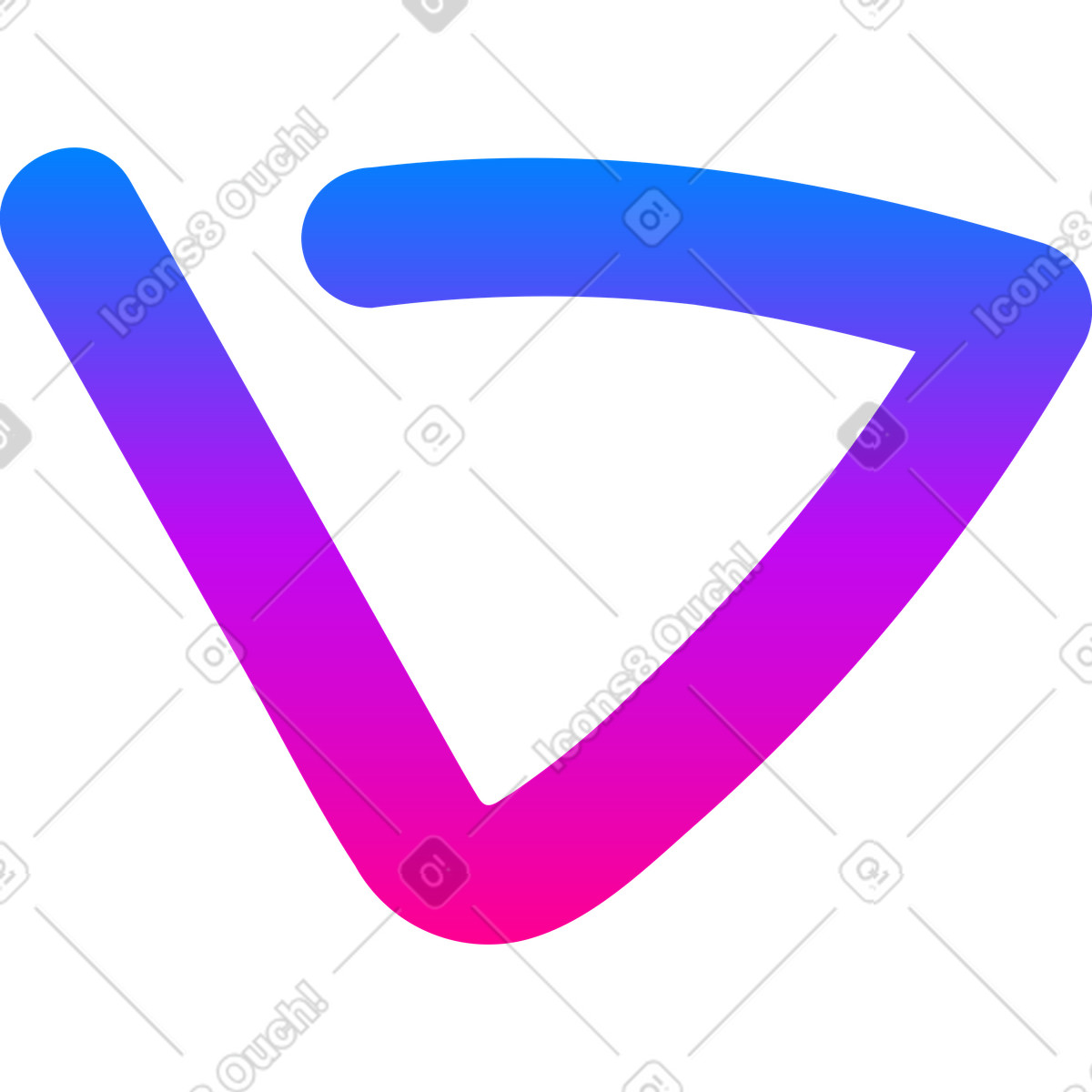 Vibrant 스타일의 화살 일러스트레이션 PNG, SVG 다운로드