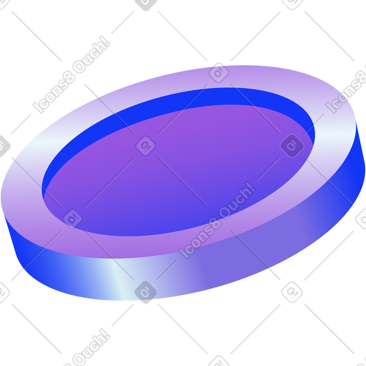 Moneta illustrazione in stile Hi-tech scarica in PNG, SVG