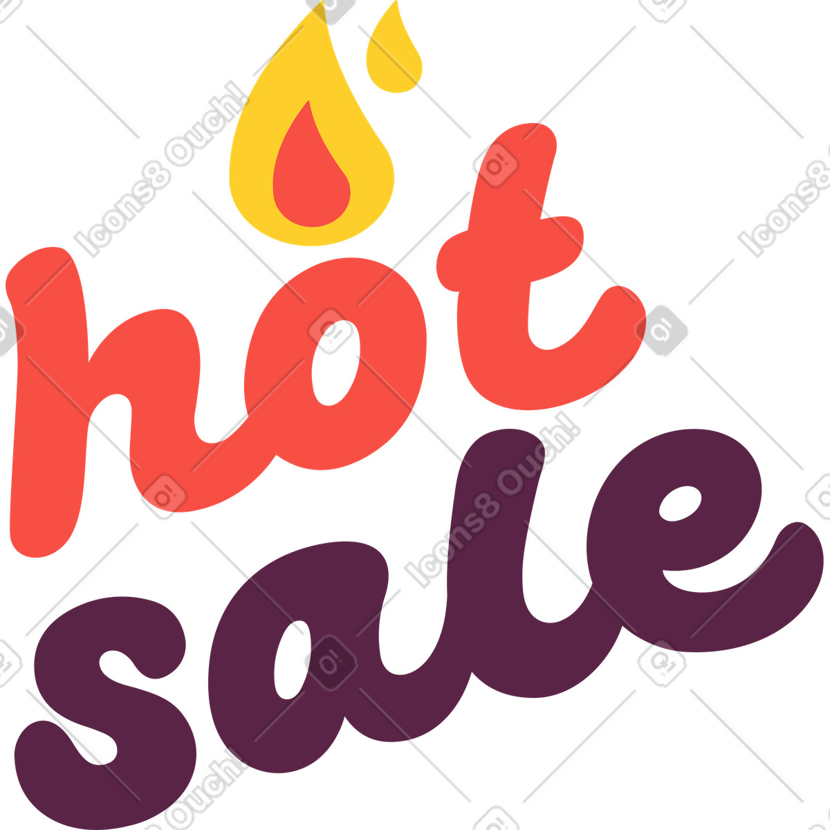 Illustration Grosses soldes dans le style Sammy à télécharger aux formats PNG, SVG