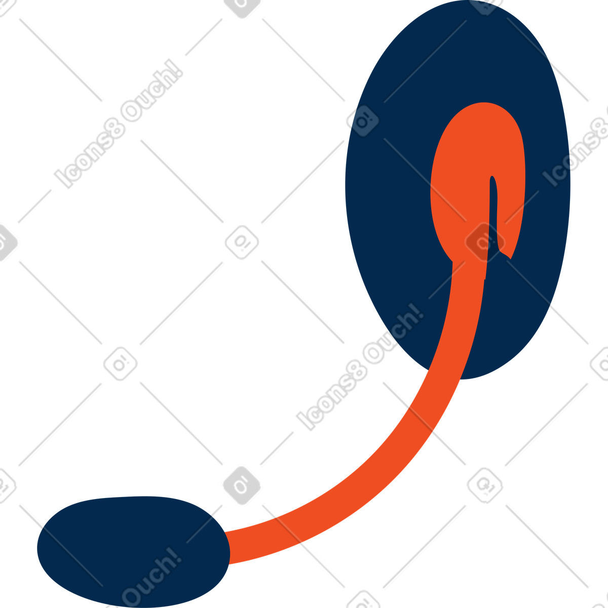 Flame スタイルの Mic のイラストをPNG、SVG形式でダウンロード
