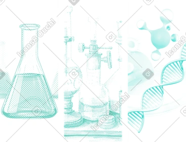 Biotech background PNG, SVG