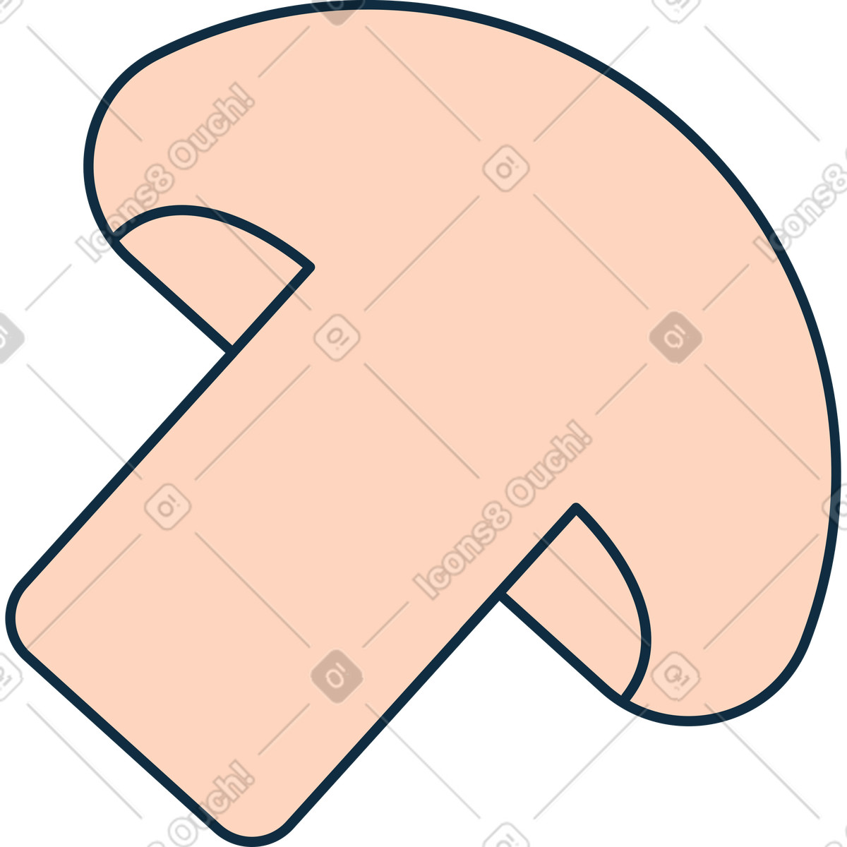 Mushroom illustration in PNG, SVG