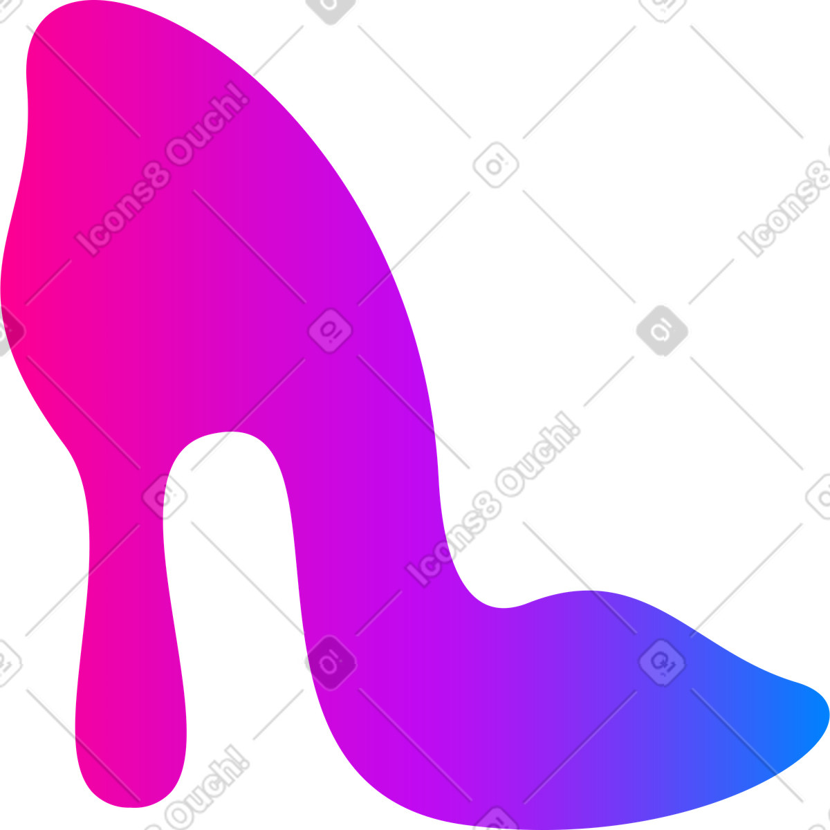 Pantofola illustrazione in stile Vibrant scarica in PNG, SVG
