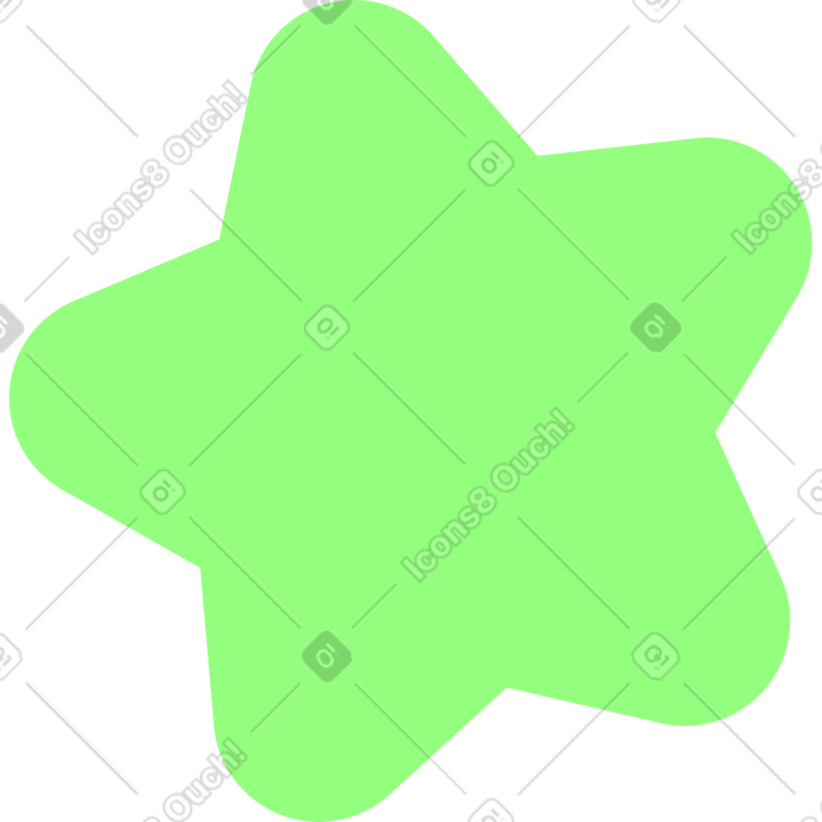 Stern-Illustration im Outline-Stil als Download in PNG, SVG