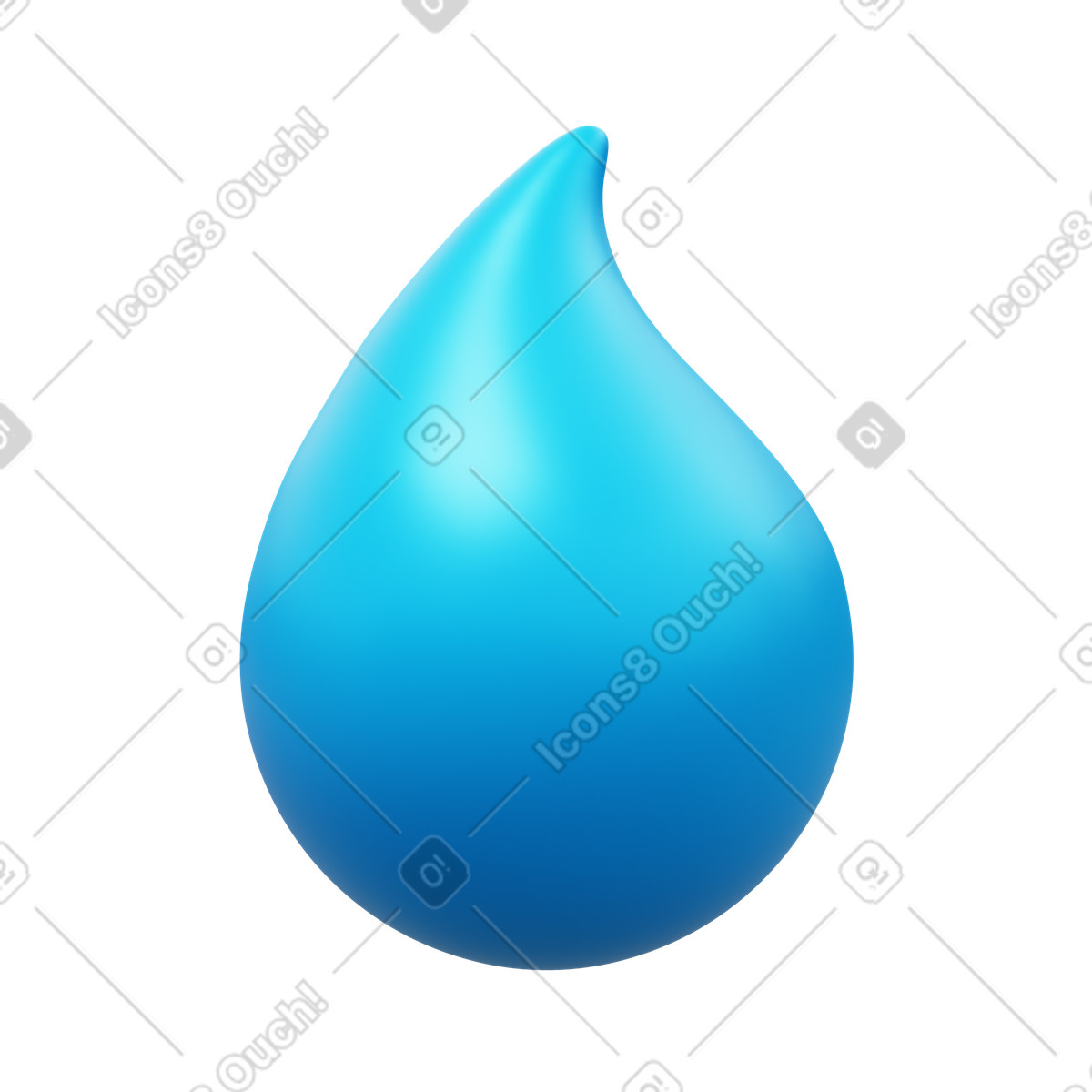 Иллюстрация Water в стиле 3D Fluency — скачать в форматах PNG, SVG