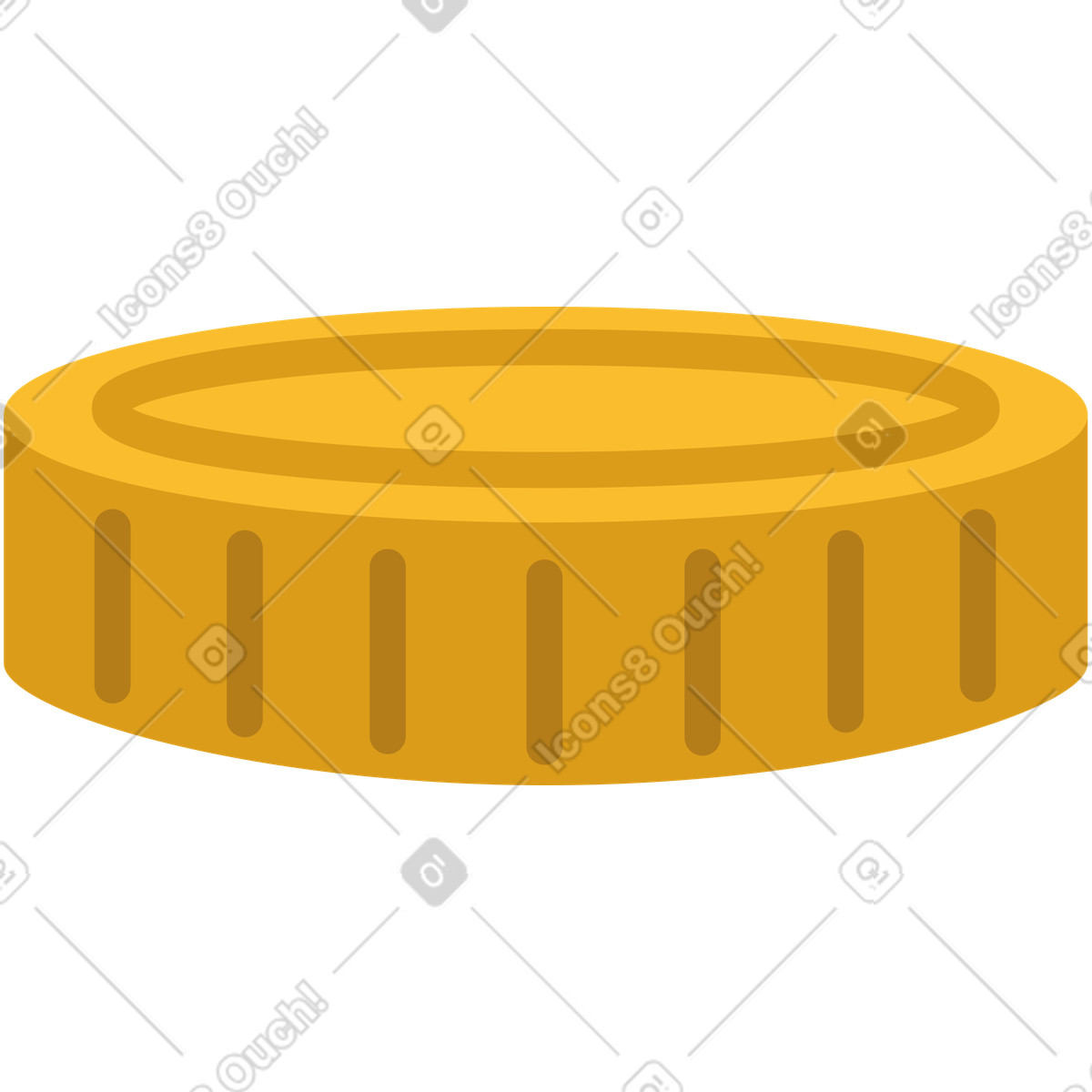 Ilustración Moneda en estilo Pale a descargar en PNG y SVG