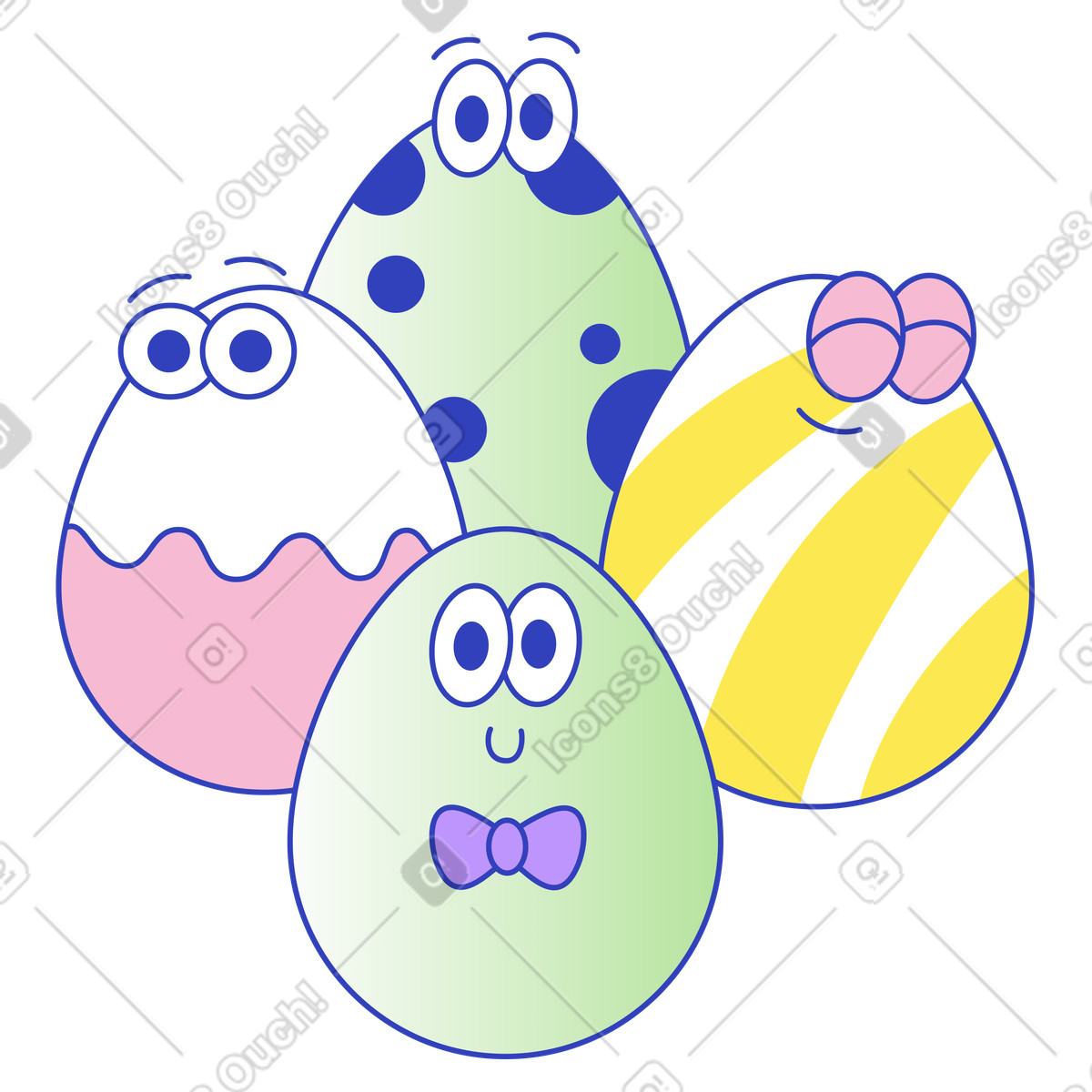 Team collaboration and group members, structure concept, building illustration in Eyeful style download in PNG, SVG