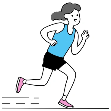 A sprinter in a dynamic stance, wearing bright red running shoes with white soles. The sprinter's muscular legs are coiled, ready to push off the ground. The starting line is marked with bold white lines on an outdoor track. The sprinter is wearing a fitted blue tank top and black shorts. The expression on the sprinter's face is determined and focused, showcasing the intensity of the moment.