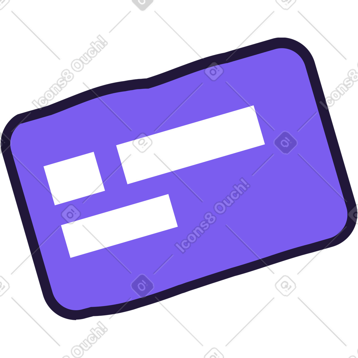 Ilustração de Cartão crédito em no estilo Conifer para baixar em PNG, SVG