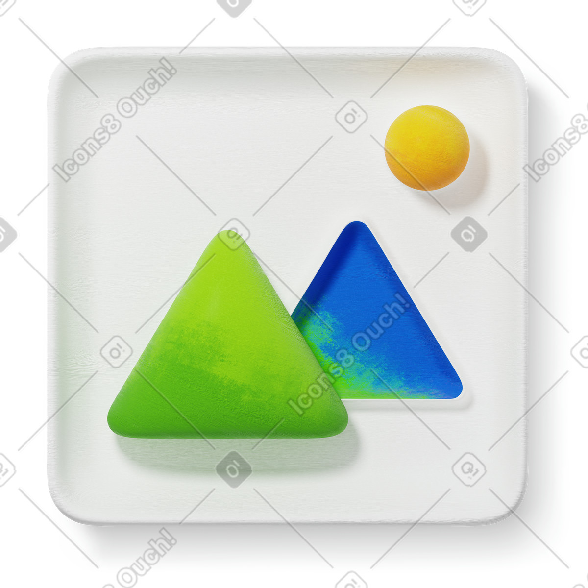 Image illustration in 3D Microsoft Fluent style download in PNG, SVG