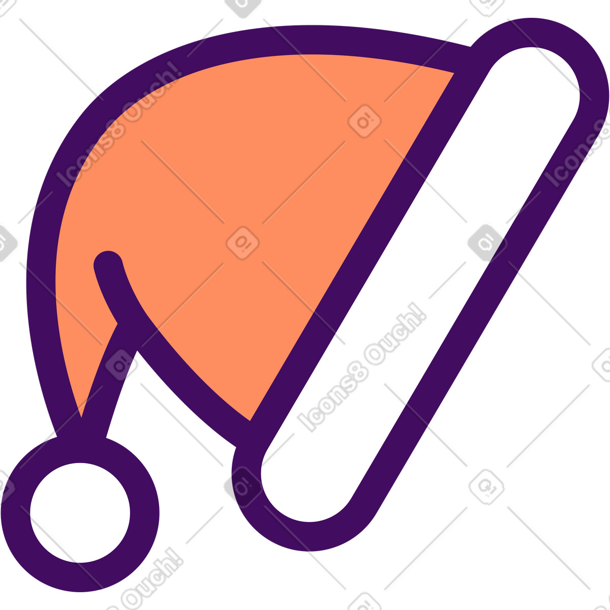 Ilustração de Chapéu papai noel em no estilo Simplistic para baixar em PNG, SVG